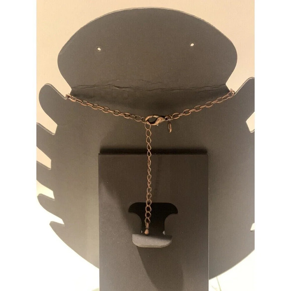 JJ Necklace And Earrings Lot Copper / Bronze Tone And Turquoise Color Boho (J113 - Picture 7 of 7